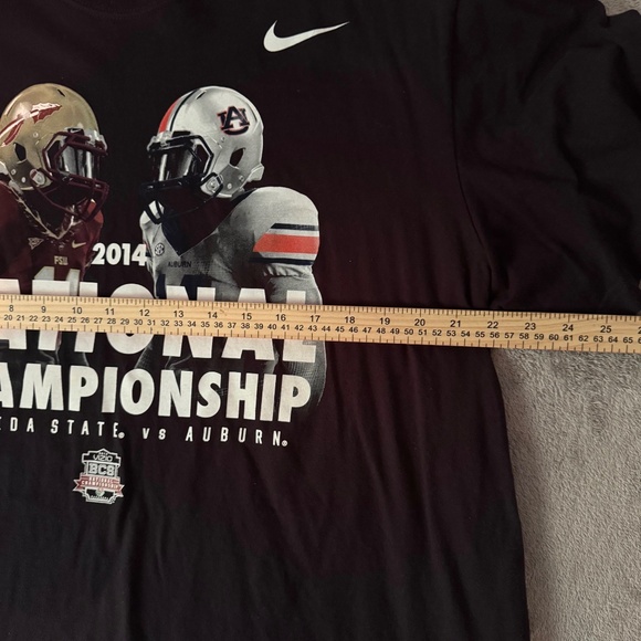 Nike 2014 BCS National Championship T Shirt XXL Auburn Tigers Florida State Semi - Picture 7 of 8